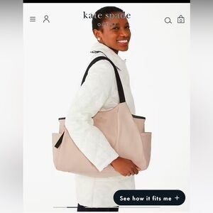 Kate Spade Chelsea Nylon Baby Bag